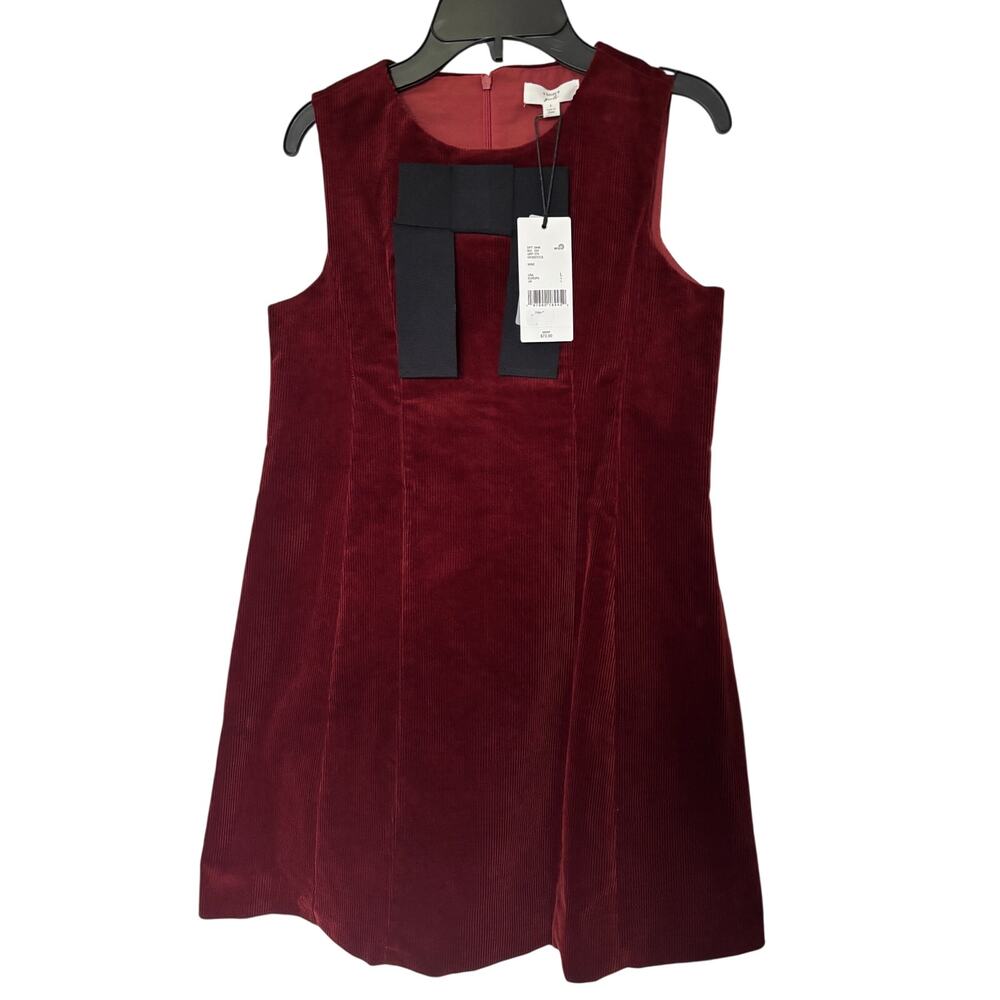 A Loves A Girls Corduroy Jumper Dress - Wine Red, Large NWT